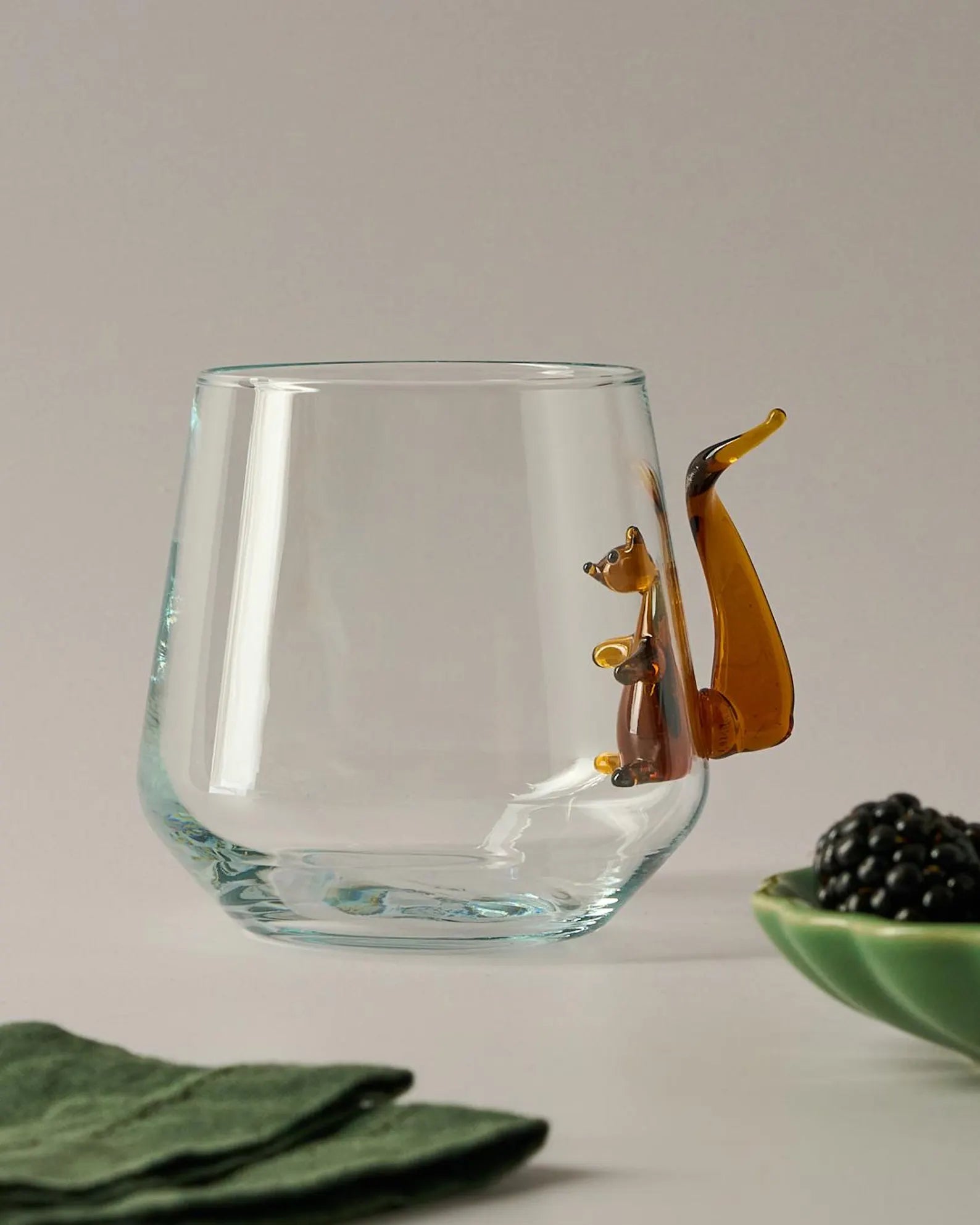 3D Squirrel Tumbler – Lifelike Animal Figurine Inside Glass Cup
